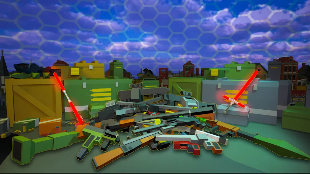 Pixel Fury Classic FPS Shooter [MOD: безлимитные патроны и здоровье] Screenshot 2