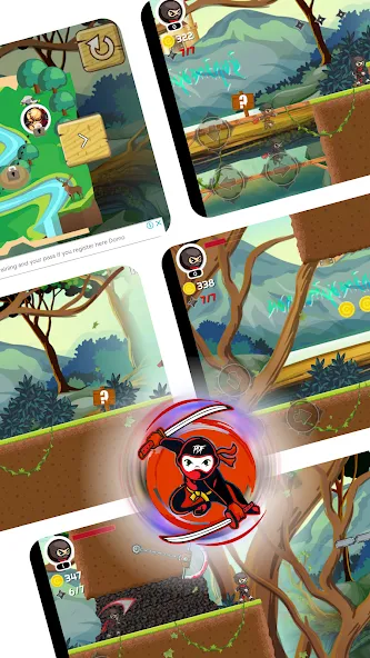 Ninja Jumper - Hero PDF [MOD: безлимитные монеты и усиленная броня] Screenshot 3