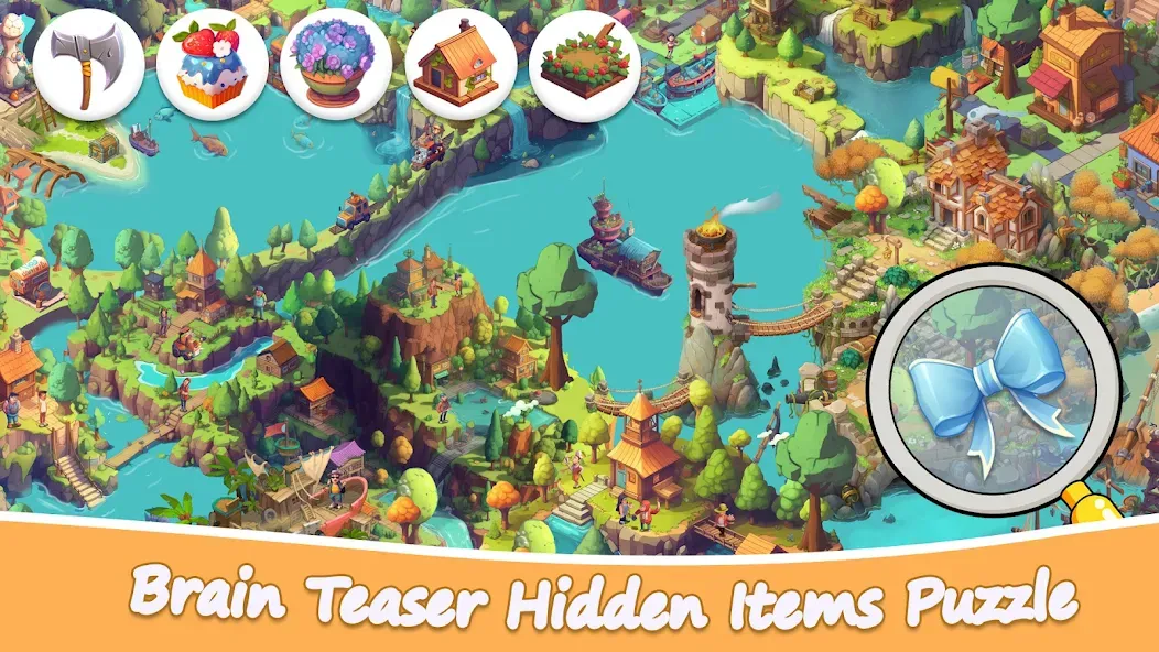 Find It Hidden Objects Games [MOD: подсказки неограниченны и все уровни открыты] Screenshot 2