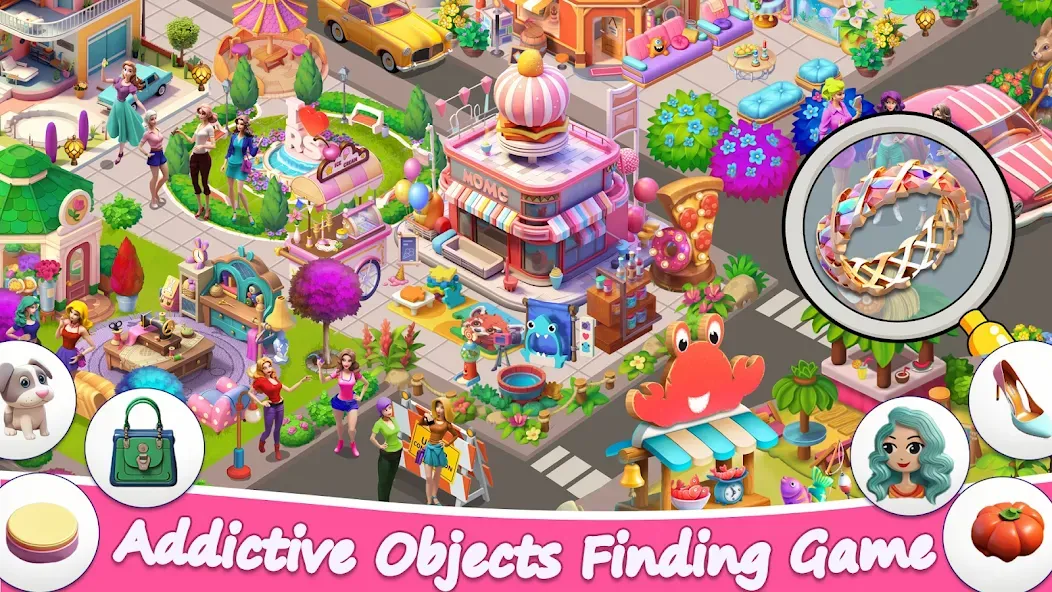 Find It Hidden Objects Games [MOD: подсказки неограниченны и все уровни открыты] Screenshot 4