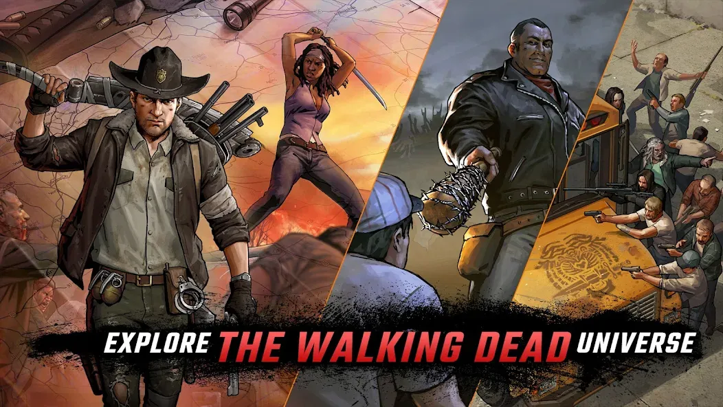 Walking Dead: Road to Survival [MOD: безлимитные деньги и ресурсы] Screenshot 1