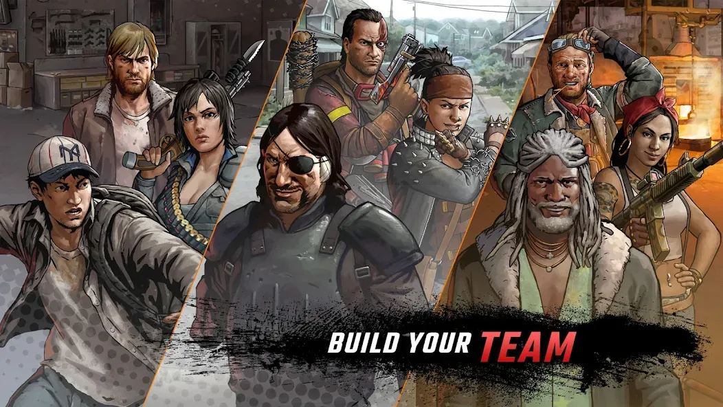 Walking Dead: Road to Survival [MOD: безлимитные деньги и ресурсы] Screenshot 2