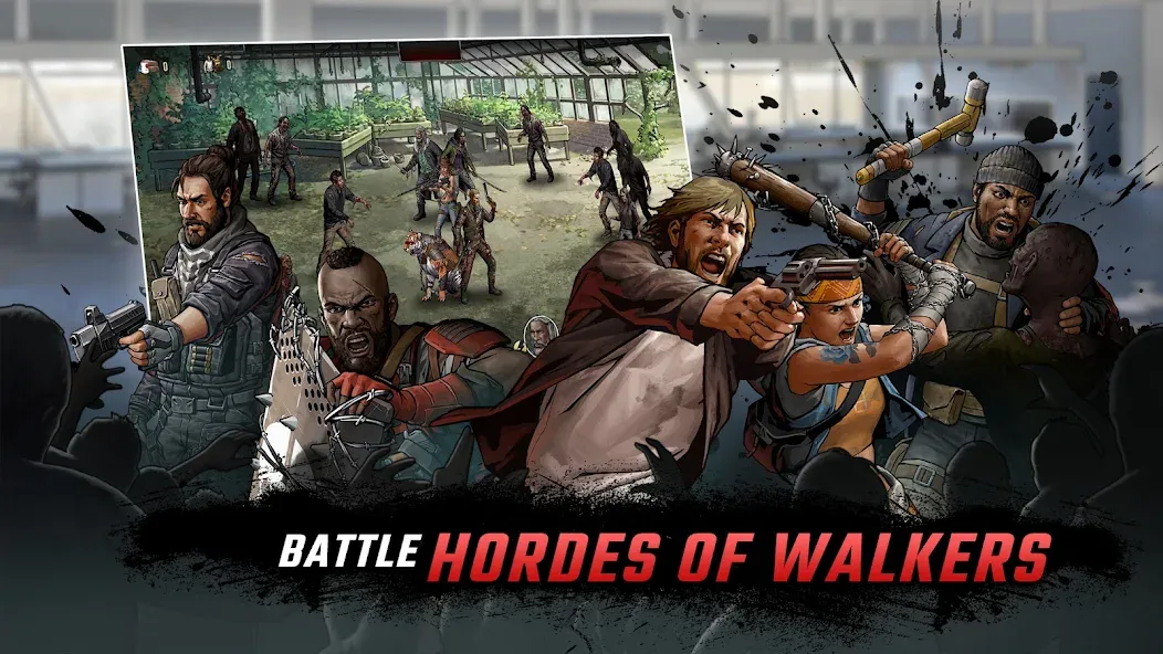 Walking Dead: Road to Survival [MOD: безлимитные деньги и ресурсы] Screenshot 3