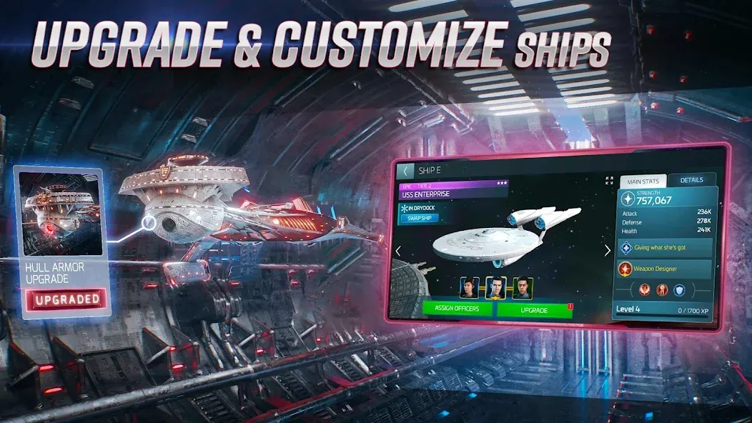 Star Trek™ Fleet Command [MOD: безлимитные ресурсы и энергия] Screenshot 2