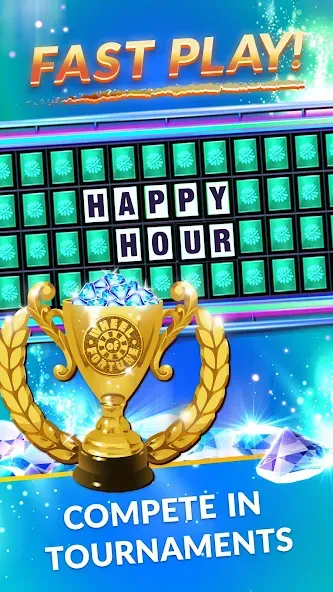 Wheel of Fortune: TV Game [MOD: безлимитные деньги и подсказки] Screenshot 3