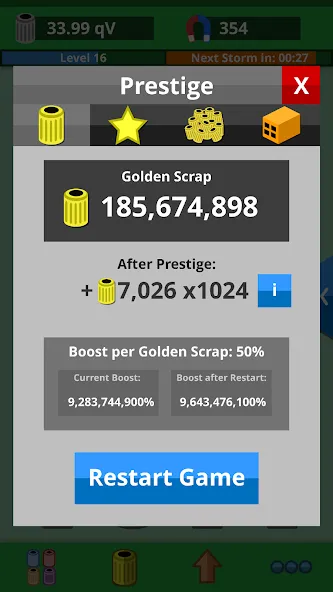 Scrap Clicker 2 [MOD: безлимитные ресурсы и быстрый прогресс] Screenshot 2