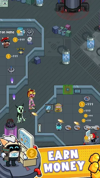Space Survivor [MOD: безлимитные ресурсы и оружие] Screenshot 5