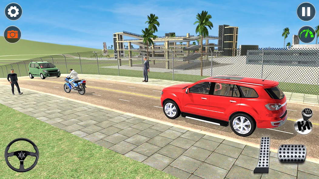 Indian Car Simulator: Car Game [MOD: безлимитные деньги и всё разблокировано] Screenshot 2