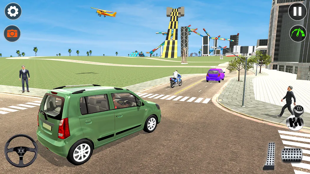 Indian Car Simulator: Car Game [MOD: безлимитные деньги и всё разблокировано] Screenshot 3