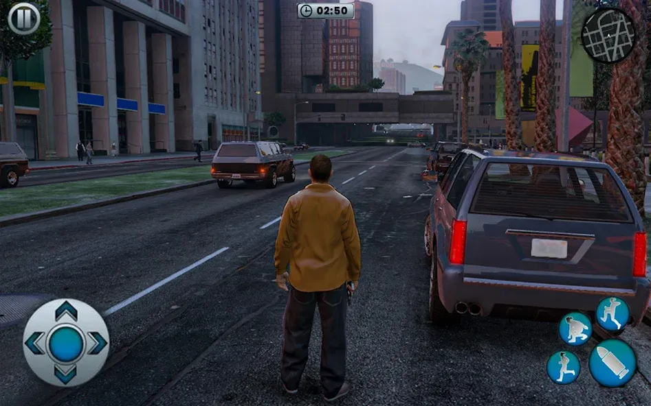 Gangster Vice Robbery Mafia [MOD: безлимитные деньги и оружие] Screenshot 3