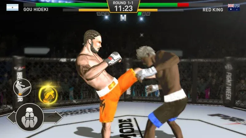 Fighting Star [MOD: безлимитные деньги и усиленные бойцы] Screenshot 2
