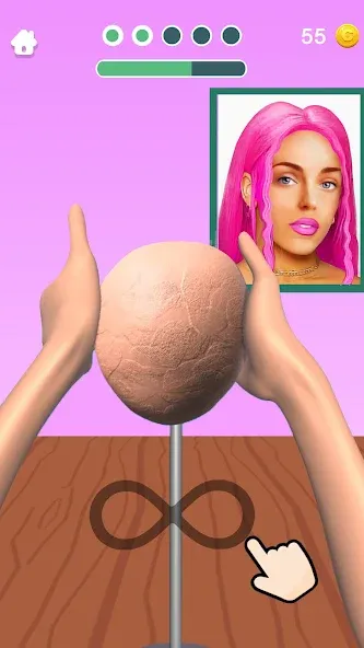 Sculpt People [MOD: безлимитные деньги и ресурсы] Screenshot 2