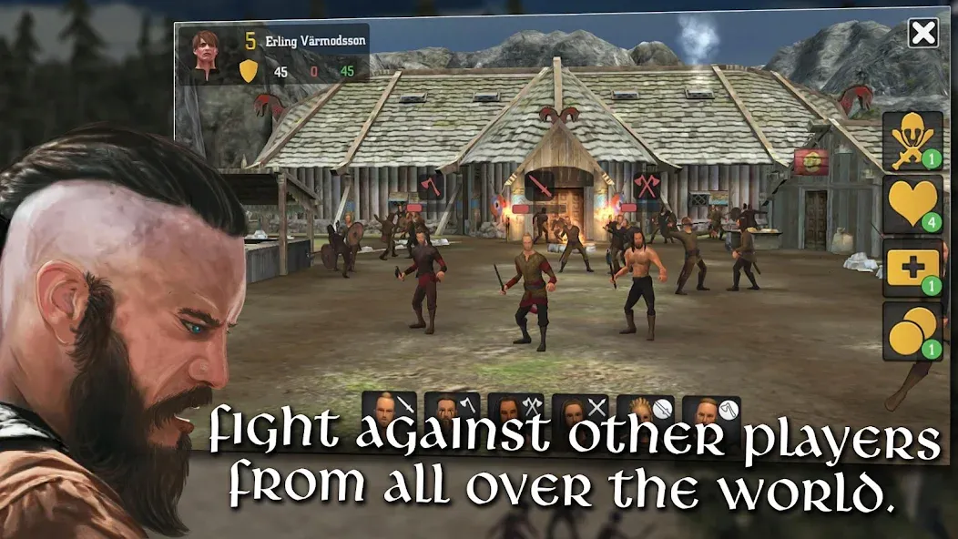 Vikings at War [MOD: безлимитные ресурсы и усиленные викинги] Screenshot 2