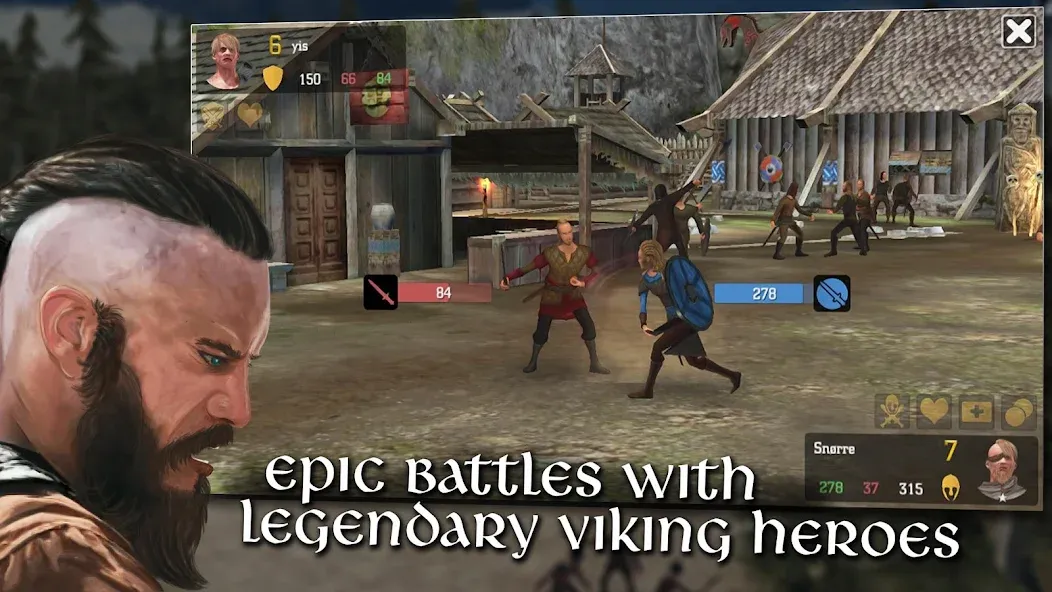 Vikings at War [MOD: безлимитные ресурсы и усиленные викинги] Screenshot 3