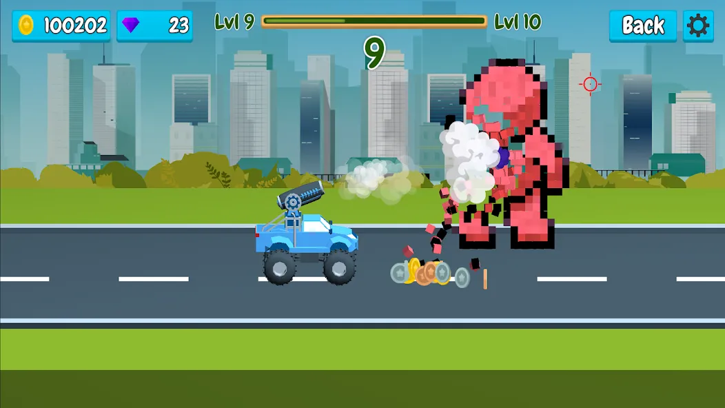 Rusher Crusher: Demolition! [MOD: безлимитные деньги и усиленное оружие] Screenshot 3