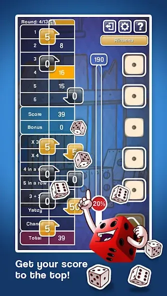 Yatzy Ultimate [MOD: без рекламы и безлимитные броски] Screenshot 2