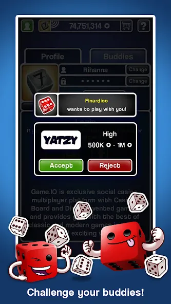 Yatzy Ultimate [MOD: без рекламы и безлимитные броски] Screenshot 4