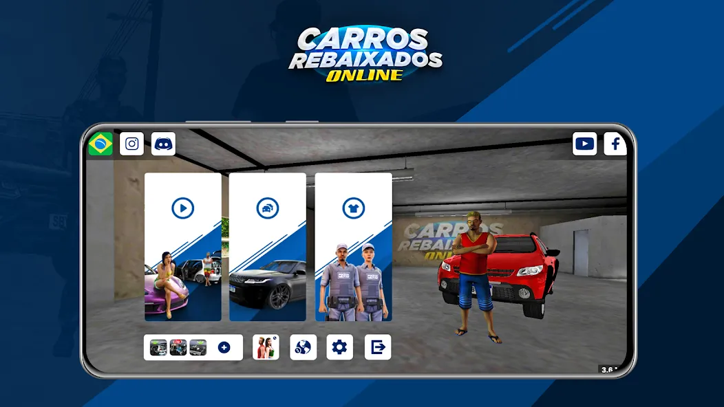Carros Rebaixados Online [MOD: деньги и все машины открыты] Screenshot 1