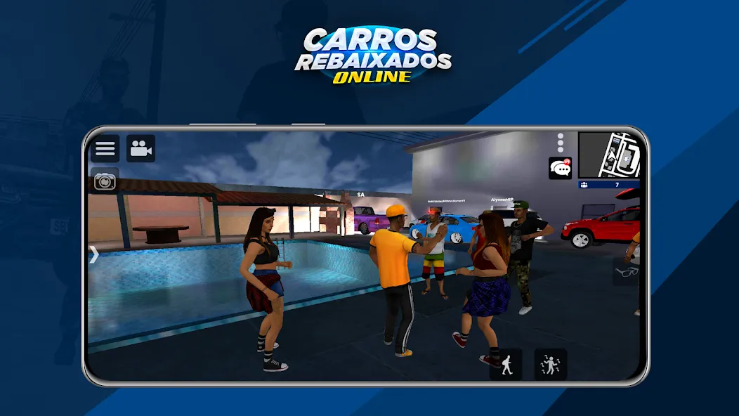 Carros Rebaixados Online [MOD: деньги и все машины открыты] Screenshot 3
