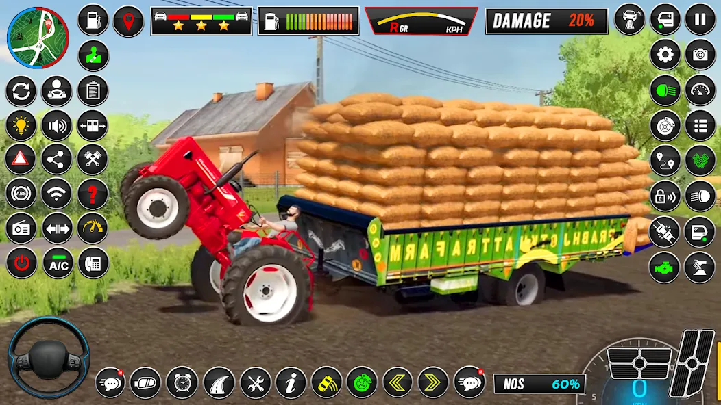 Indian Tractor Simulator Games [MOD: безлимитные деньги и топливо] Screenshot 2