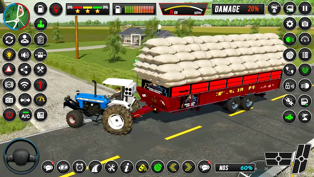 Indian Tractor Simulator Games [MOD: безлимитные деньги и топливо] Screenshot 3