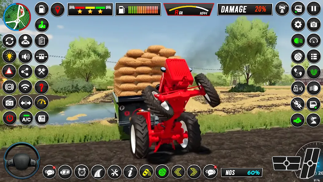 Indian Tractor Simulator Games [MOD: безлимитные деньги и топливо] Screenshot 4