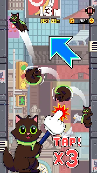 Cat Jump [MOD: бесконечные прыжки и разблокированные уровни] Screenshot 2