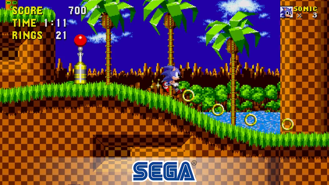 Sonic the Hedgehog™ Classic [MOD: безлимитные жизни и открыты все уровни] Screenshot 1