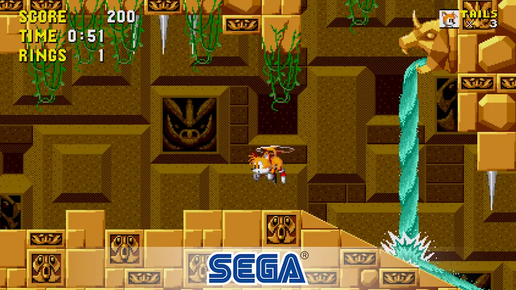 Sonic the Hedgehog™ Classic [MOD: безлимитные жизни и открыты все уровни] Screenshot 3