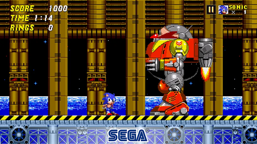 Sonic The Hedgehog 2 Classic [MOD: безлимитные кольца и все уровни открыты] Screenshot 2