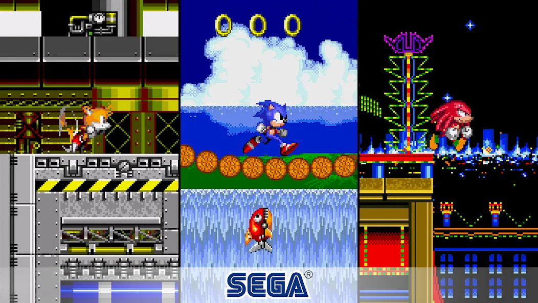 Sonic The Hedgehog 2 Classic [MOD: безлимитные кольца и все уровни открыты] Screenshot 4