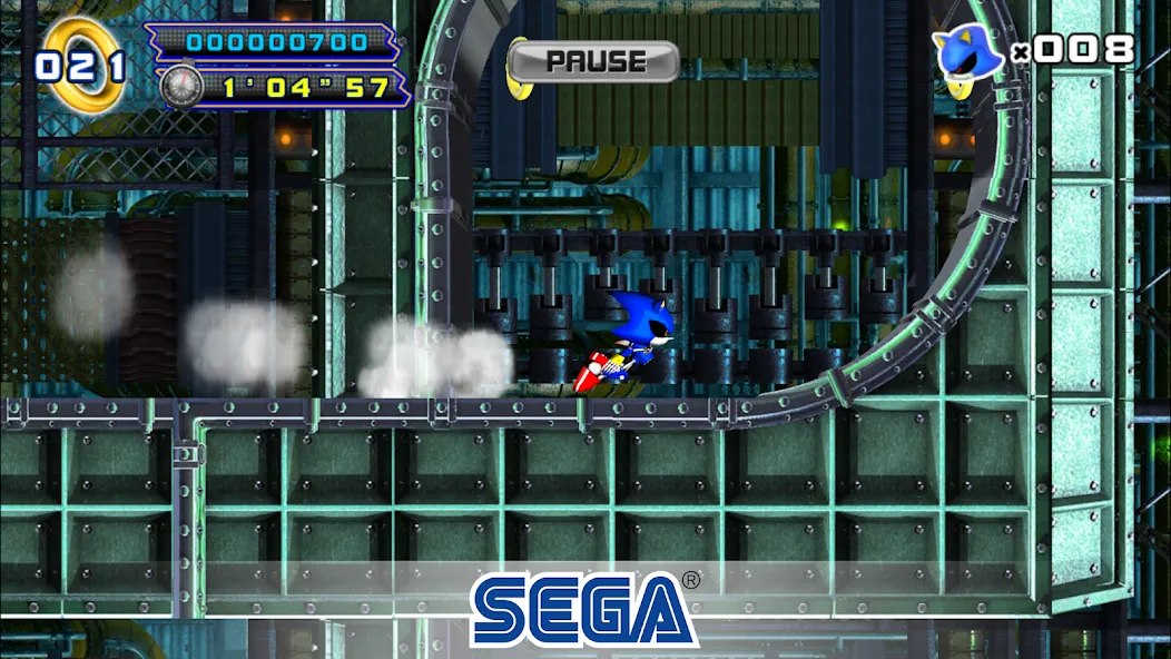 Sonic The Hedgehog 4 Ep. II [MOD: безлимитные жизни и открыты все уровни] Screenshot 1