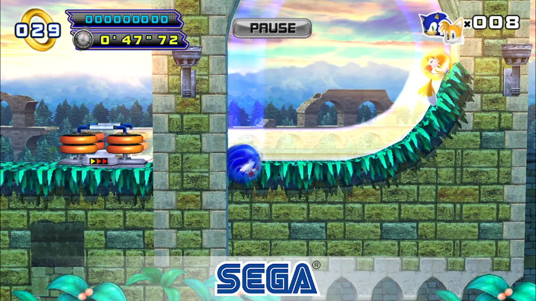 Sonic The Hedgehog 4 Ep. II [MOD: безлимитные жизни и открыты все уровни] Screenshot 2
