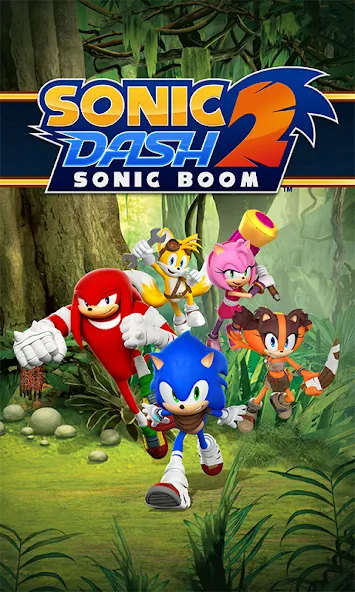 Sonic Dash 2: Sonic Boom Run [MOD: безлимитные кольца и разблокированы персонажи] Screenshot 1