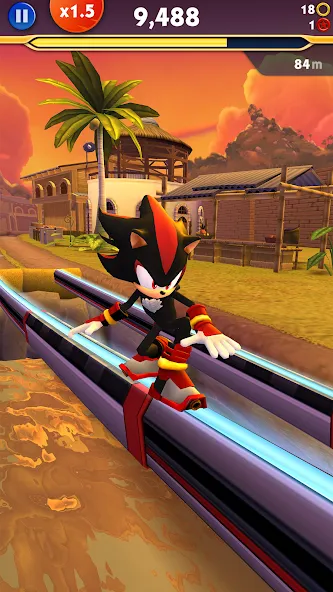 Sonic Dash 2: Sonic Boom Run [MOD: безлимитные кольца и разблокированы персонажи] Screenshot 2