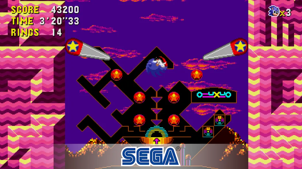 Sonic CD Classic [MOD: безлимитные жизни и кольца] Screenshot 2