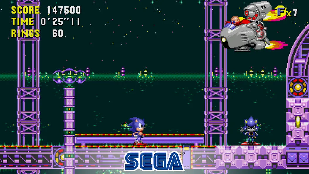 Sonic CD Classic [MOD: безлимитные жизни и кольца] Screenshot 3