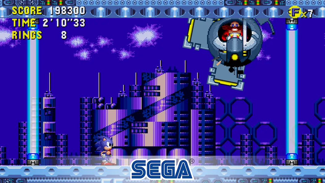 Sonic CD Classic [MOD: безлимитные жизни и кольца] Screenshot 4