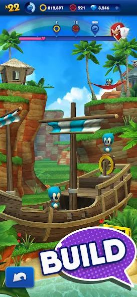 Sonic Dash - Endless Running [MOD: безлимитные монеты и разблокированные персонажи] Screenshot 5