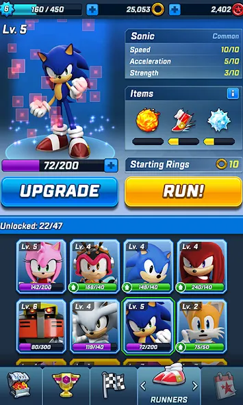Sonic Forces - Running Game [MOD: безлимитные кольца и ускорение] Screenshot 4