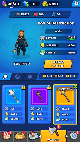 Mage Survivor [MOD: безлимитная мана и усиленная магия] Screenshot 5