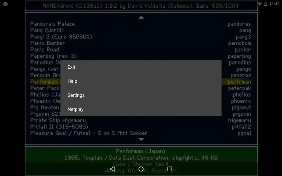MAME4droid  (0.139u1] [MOD: улучшенная совместимость и быстрая загрузка] Screenshot 4