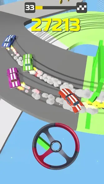 Hyper Drift! [MOD: безлимитные деньги и ускорение автомобилей] Screenshot 3