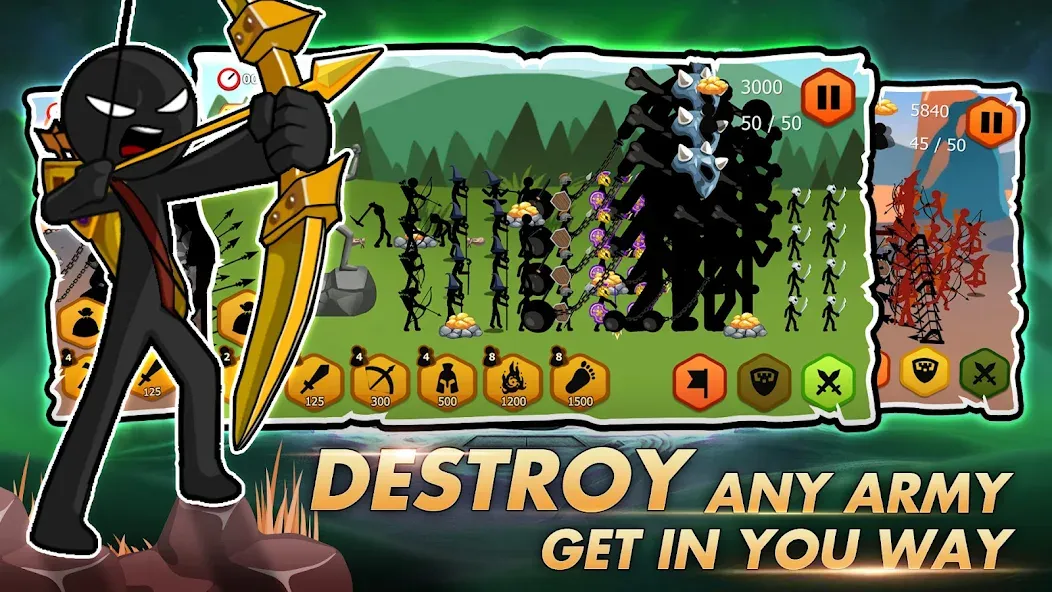 Stick Dynasty [MOD: безлимитные деньги и алмазы] Screenshot 1