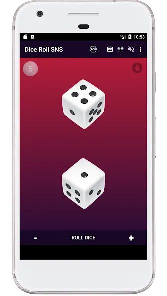Dice Roll SNS [MOD: бесконечные броски и бонусы] Screenshot 1