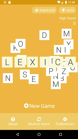 Lexica [MOD: бесконечные подсказки и отмена ходов] Screenshot 1