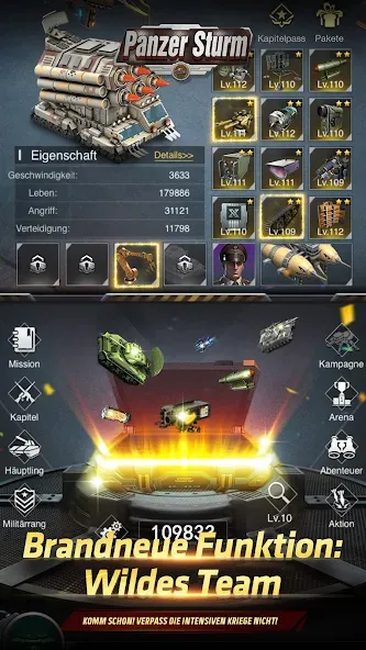 Panzer Sturm [MOD: много ресурсов и усиленная броня] Screenshot 1