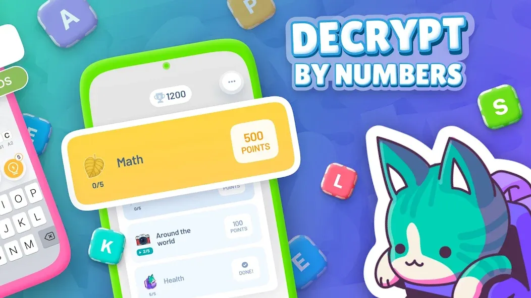 Acrostics－Cross Word Puzzles [MOD: безлимитные подсказки и монеты] Screenshot 3