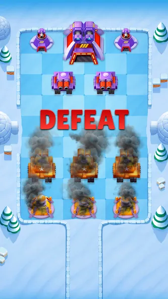 Merge Tanks - Battle Game [MOD: много денег и мощные танки] Screenshot 4