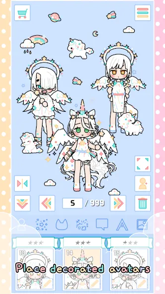 Pastel Friends : Dress Up Game [MOD: разблокированы все наряды и аксессуары] Screenshot 4